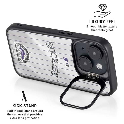 MLB Colorado Rockies Home Jersey iPhone 14 Kickstand Case